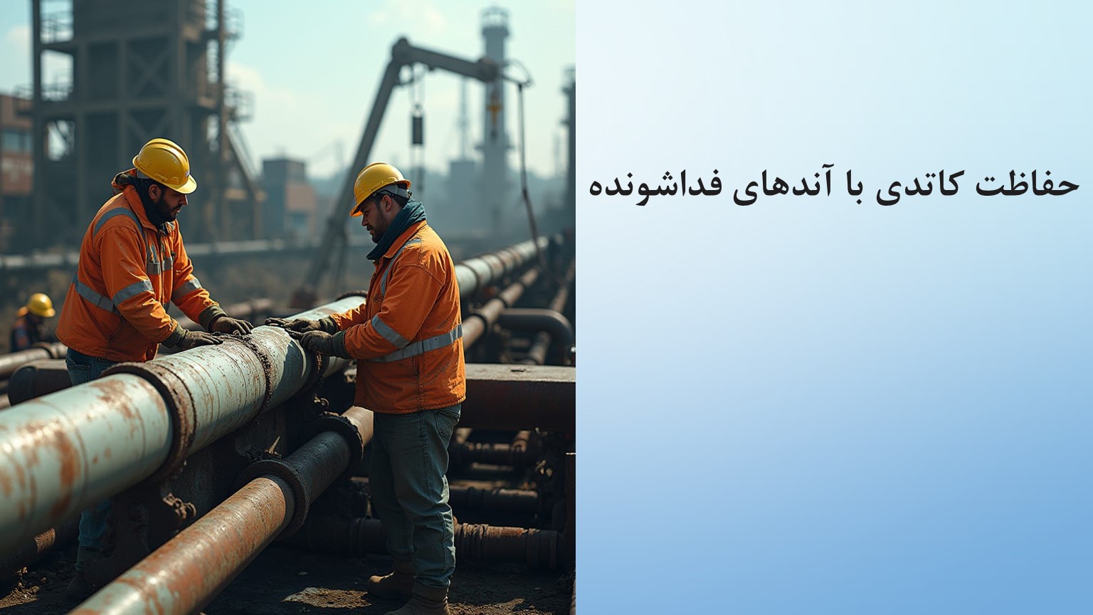 پاورپوینت حفاظت کاتدی با آندهای فداشونده